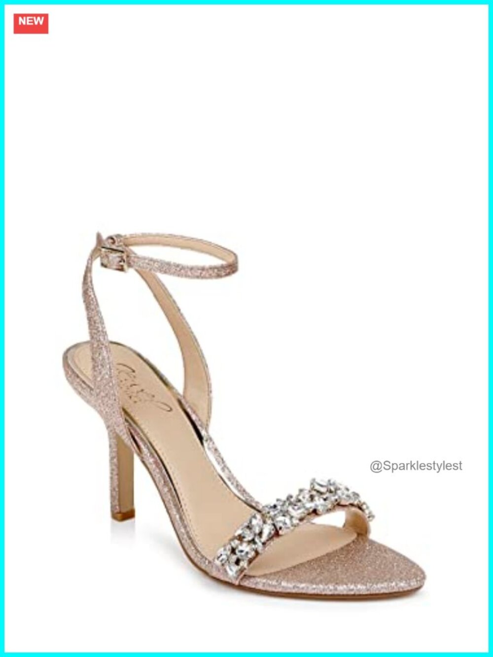 Crystal Embellished Sculpted Stiletto Heeled Sandals
